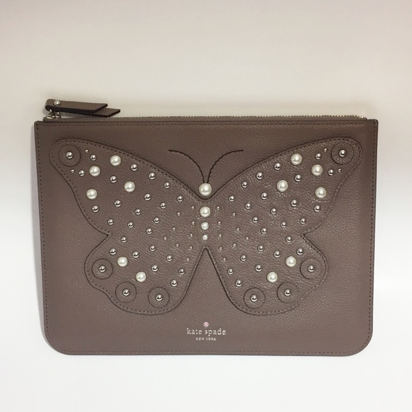 kate spade Bags Kate Spade Butterfly Gia Pouch Nwt Poshmark